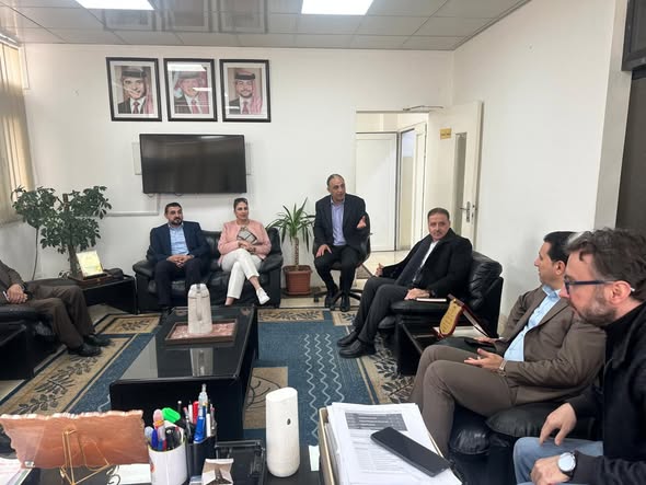 اجتماع موسع مع الاتحاد الأردني للدراجات الهوائية